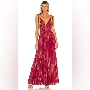 Sundress Yolanda Dress. Color: Roma Fuchsia.